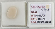 4.01/CT Natural FIRE OPAL with Govt. Lab Certificate-12632D51738